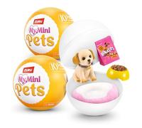 My Mini Pet Series 1 (2 PACK) by ZURU - Collectible Mystery Capsule with Miniature Pet, Home, & Accessories, Unbox Adorable Critters & Playscape for Girls & Collectors.