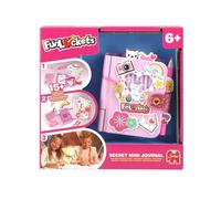 FUNLOCKETS My Mini Secret Journal - Personalisable Personal - Find Keys & Discover Mysteries; More than 15 Surprises Inside! Creative Toy for Children, Stationery, Girls, from 6 Years Old
