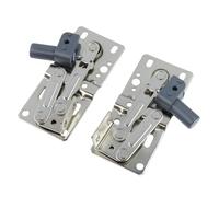 MY MIRONEY 1 Pair Soft Close Tip Out Tray Hinges with Damping Design, 45° Opening Angle Self Closing Cabinet Door Hinges for Kitchen Cabinet, Sink Hinge, Front Drawer