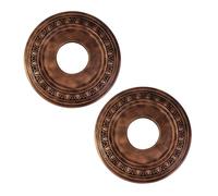 MY MIRONEY 2PCS Decorative Ceiling Medallion, Antique Bronze