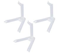 MY MIRONEY 3PCS Action Base Holder Clear Flexible Action Figure Display for 1/144 SD BB Gundam Figure Models