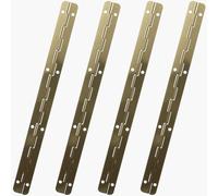 My MIRONEY 7.87" x 0.67" Antique Bronze Hinges Metal Piano Hinge Long Folding Butt Hinges Hardware Wooden Box Gift Box Hinge Cabinet Gate Door Hinge with Screws Pack of 4