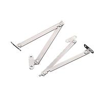 My MIRONEY Stainless Steel Rotatable Folding Lid Support Hinge for Furniture Cabinet Pack of 2