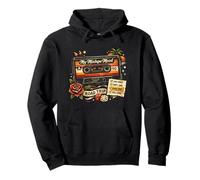 My Mixtape Mood Road Trip 80s Funny Throwback Fun Times Pullover Hoodie