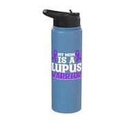 My Mom is A Lupus Warrior Stainless Steel Insulated Water Bottle