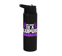 My Mom is A Lupus Warrior Stainless Steel Insulated Water Bottle