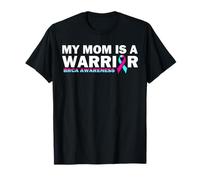 My Mom is A Warrior BRCA Awareness Breast Cancer T-Shirt