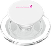 My Mom Is A Warrior Breast Cancer Awareness PopSockets PopGrip for MagSafe