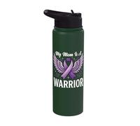 My Mom is A Warrior Stainless Steel Insulated Water Bottle