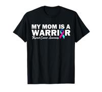 My Mom is A Warrior Thyroid Cancer Awareness T-Shirt