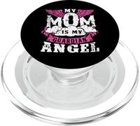 My Mom Is My Guardian Angel Mother In Heaven Mom Angel PopSockets PopGrip for MagSafe