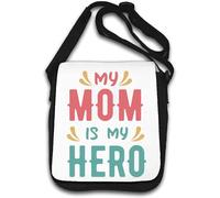 My Mom is My Hero Shoulder Bag White
