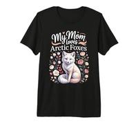 My Mom Loves Arctic Foxes Wildlife Premium T-Shirt