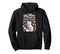 My Mom Loves Arctic Foxes Wildlife Pullover Hoodie