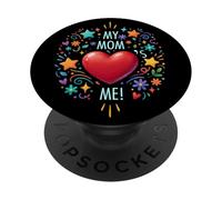 My Mom loves (heart shape) me! - V2 PopSockets Adhesive PopGrip