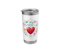 My Mom Loves (Heart Shape) me! - V2 Stainless Steel Insulated Tumbler