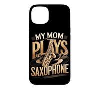 My Mom Plays Saxophone Sax Music Family Case for iPhone 13
