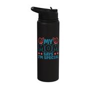My Mom Says I'm Special - Funny Mom Son Daughter Cringey Stainless Steel Insulated Water Bottle