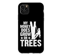 My Money Does Grow On Trees Funny Arborist Logger Lumberjack Case for iPhone 11 Pro Max