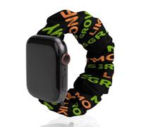 My Money Grows Like Grass Cute Watch Band Scrunchies Compatible with IWatch 38mm 40mm 42mm 44mm Elastic Strap