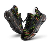 My Money Grows Like Grass Men's Running Shoes Walking Sneakers