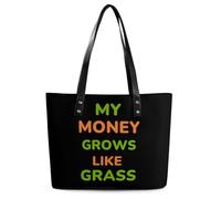My Money Grows Like Grass Women's Tote Handbags Shoulder Bag