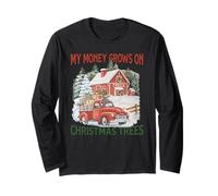 My Money Grows on Christmas Trees Long Sleeve T-Shirt