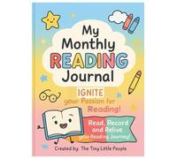My Monthly Reading Journal (Jan-Dec): 12-Month Planner to Track Books, Authors & Reviews - for Students, Teachers, Homeschooling, Book Clubs & Reading Challenges