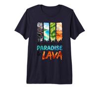 My Mood Swings Like from Paradise to Lava Watercolor Premium T-Shirt