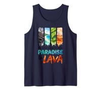 My Mood Swings Like from Paradise to Lava Watercolor Tank Top