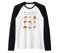 My Moods le Poisson Steve Edition Funny Fish Meme Raglan Baseball Tee