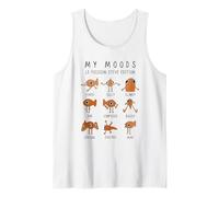 My Moods le Poisson Steve Edition Funny Fish Meme Tank Top