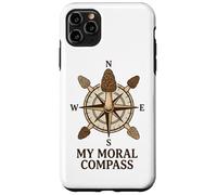 My Moral Compass Morel Mushroom Hunting Funny Forager Pun Case for iPhone 11 Pro Max