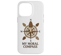 My Moral Compass Morel Mushroom Hunting Funny Forager Pun Case for iPhone 14 Pro Max