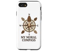 My Moral Compass Morel Mushroom Hunting Funny Forager Pun Case for iPhone SE (2020) / 7/8