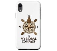 My Moral Compass Morel Mushroom Hunting Funny Forager Pun Case for iPhone XR