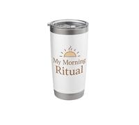 My Morning Ritual Coffee Lover Cozy Sunrise Gift Stainless Steel Insulated Tumbler