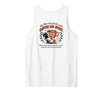 My Morning Starts With Coffee And Jesus Retro Christian Back Tank Top