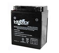 My Moto Parts 712149P Vertex VP14A-4 Sealed AGM Motorcycle/Powersport Battery, 12V, 12Ah, Replaces: CB14-A2/B2, YB14-A2 for Motorcycle, ATV's, Personal Watercraft and Snowmobiles, 13.5 x 9.1 x 16.6cm