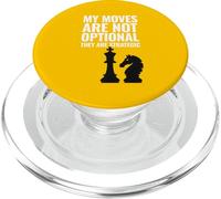 My Moves Are Strategic Funny Chess Player PopSockets PopGrip for MagSafe