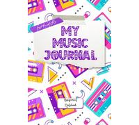 My Music Journal Fortnightly: (Retro Edition) 6x9 Paperback | Assignment Notebook for Music Lessons Fortnightly, once every two weeks, includes Blank ... note pages, and Mini Music Term Dictionary