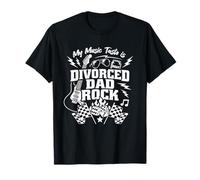 My Music Taste is Divorced Dad Rock Funny Music T-Shirt