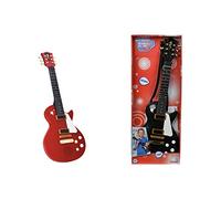 Simba 106837110 Music World' Electronic Kids | Colourful 56cm Rock Guitar Toy with Metal Strings & Belt | Plays Fun Sounds | Ages 3+, Assorted color