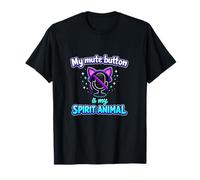 My Mute Button is My Spirit Animal Office Meeting Humor T-Shirt