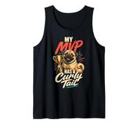 My MVP Has a Curly Tail Pug Lover Tank Top