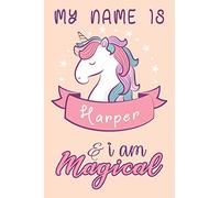 My Name is Harper and I am magical: Personalized Harper Unicorn Lined Notebook, journal gift for Girls and Women birthday christmas :110 Pages, 6x9, Soft Cover, Matte Finish