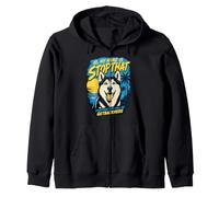 My Name is Stopthat Funny Hyper Husky Dog Owner Zip Hoodie