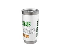 My Names Patrick and I'm Irish Paddys Day Fun Checklist Stainless Steel Insulated Tumbler