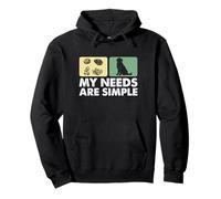 My Needs Are Simple, Rock Collector and Dog Lover Pullover Hoodie