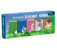My Neighbor Totoro Eraser Set: (Box of Erasers Featuring Japanese Animation, Cute Eraser Set with Hayao Miyazaki Movie Artwork) (Studio Ghibli)